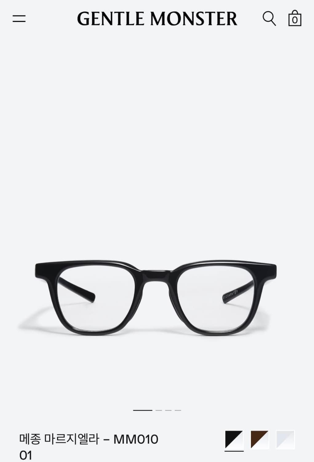 MM010 젠틀몬스터x마르지엘라 콜라보 안경 상품이미지7