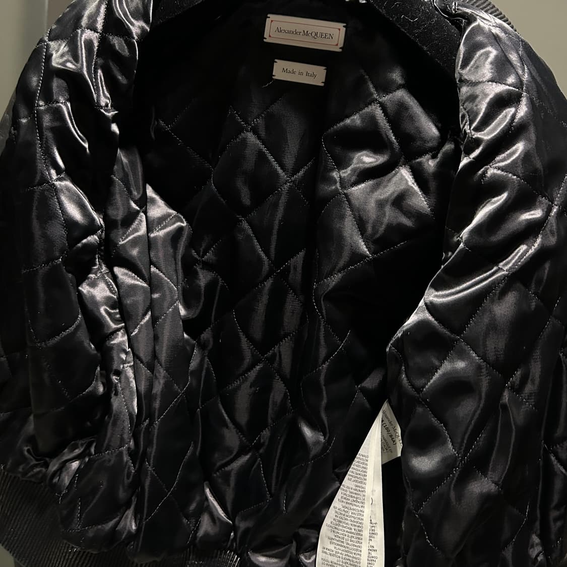 알렉산더 맥퀸 레더 봄버자켓 상품이미지7