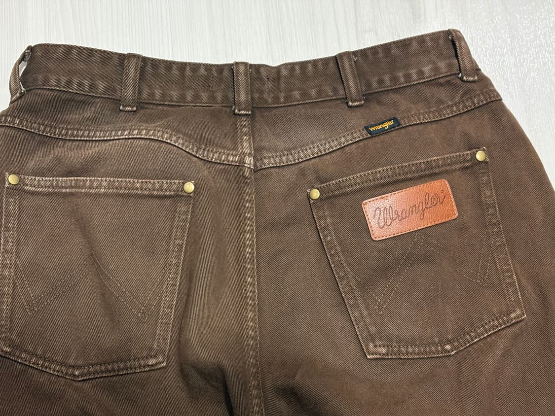 랭글러 레딩핏 브라운 데님 상품이미지3