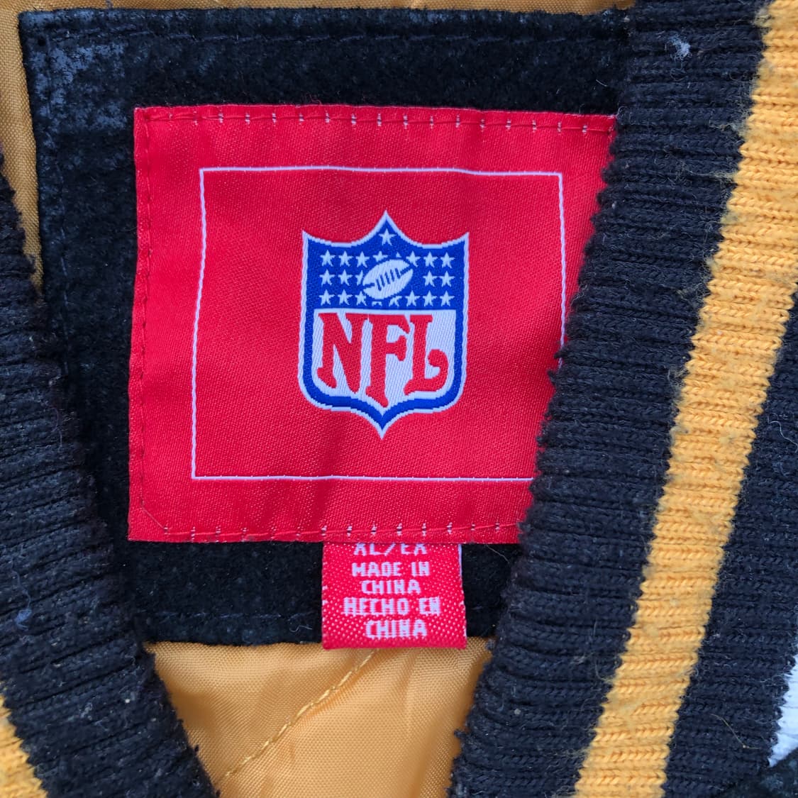 [XL~XXL] NFL 스웨이드 가죽 바시티 자켓 상품이미지8