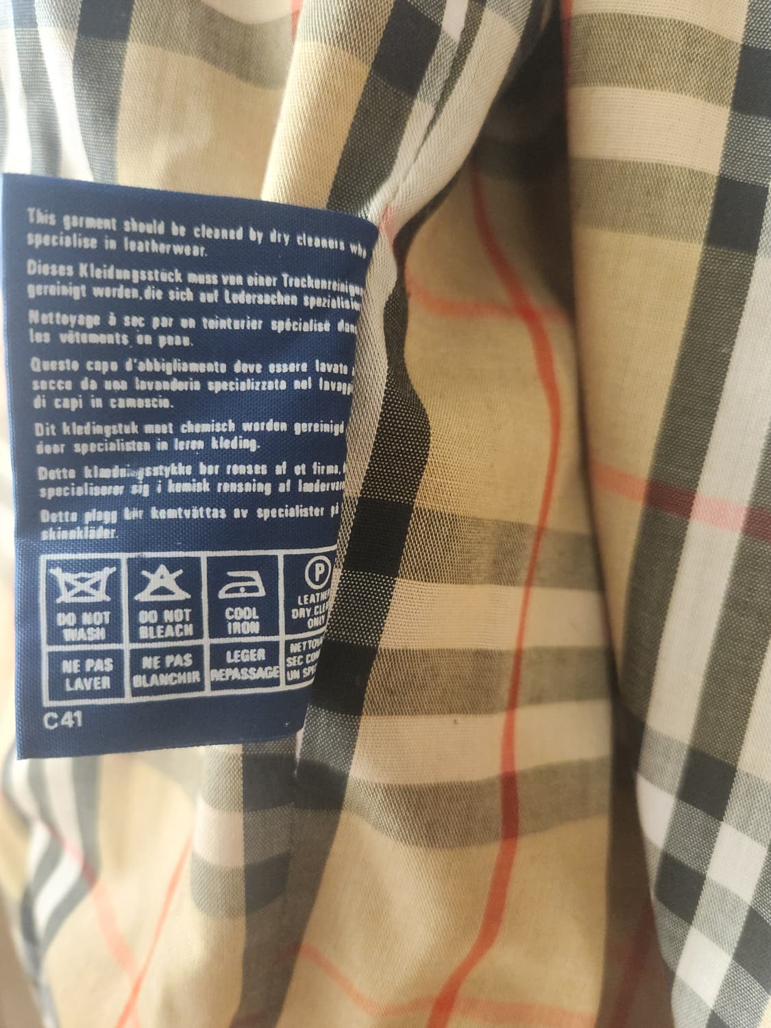 버버리 스웨이드 자켓 상품이미지6