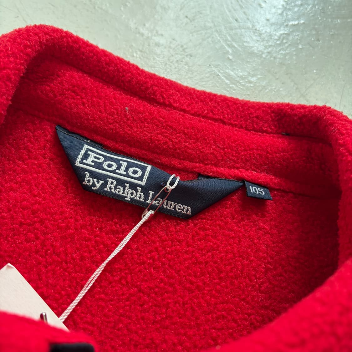 90s 폴로 랄프로렌 빈티지 플리스 블루종 자켓 XL 상품이미지6