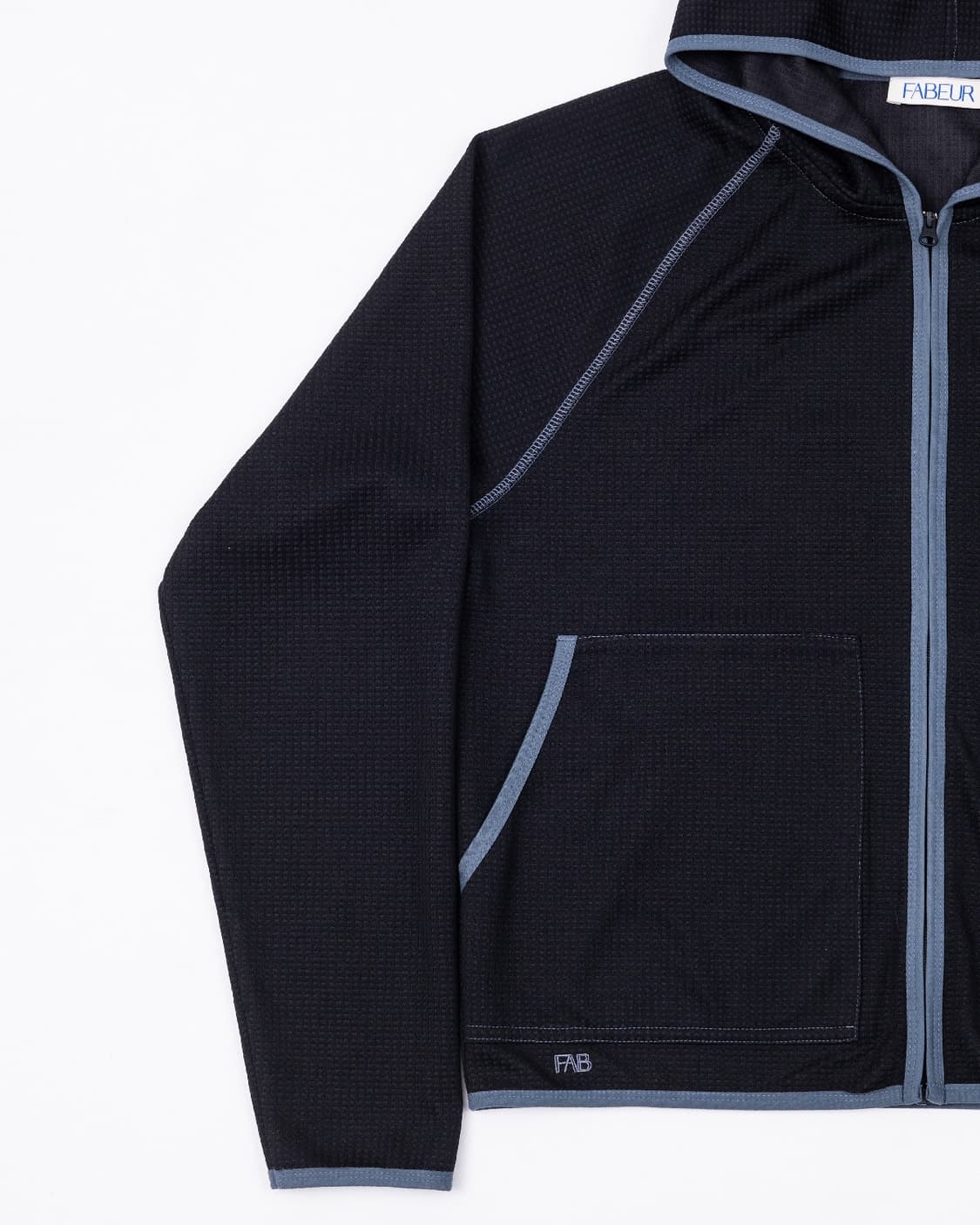 파버 (fabeur) comfy zip-up jersey black 상품이미지2