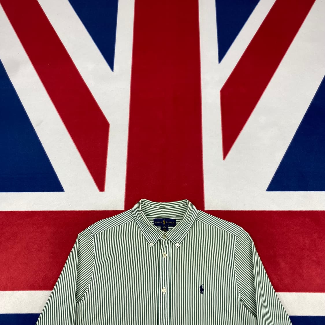 폴로 스트라이프 셔츠 실측 S-M  상품이미지2