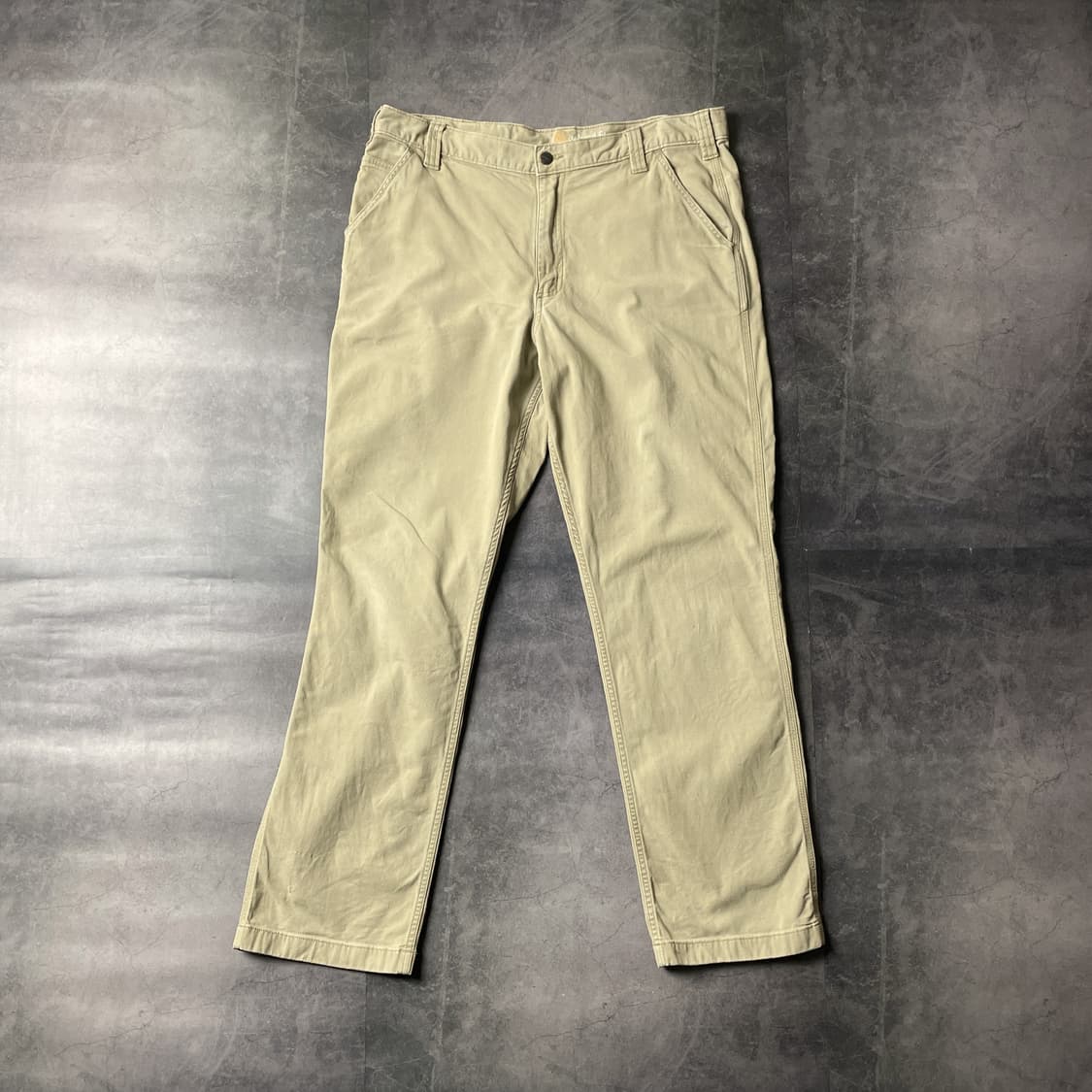 CARHARTT 칼하트 빈티지 베이지 싱글니 워크팬츠 A00350 상품이미지1