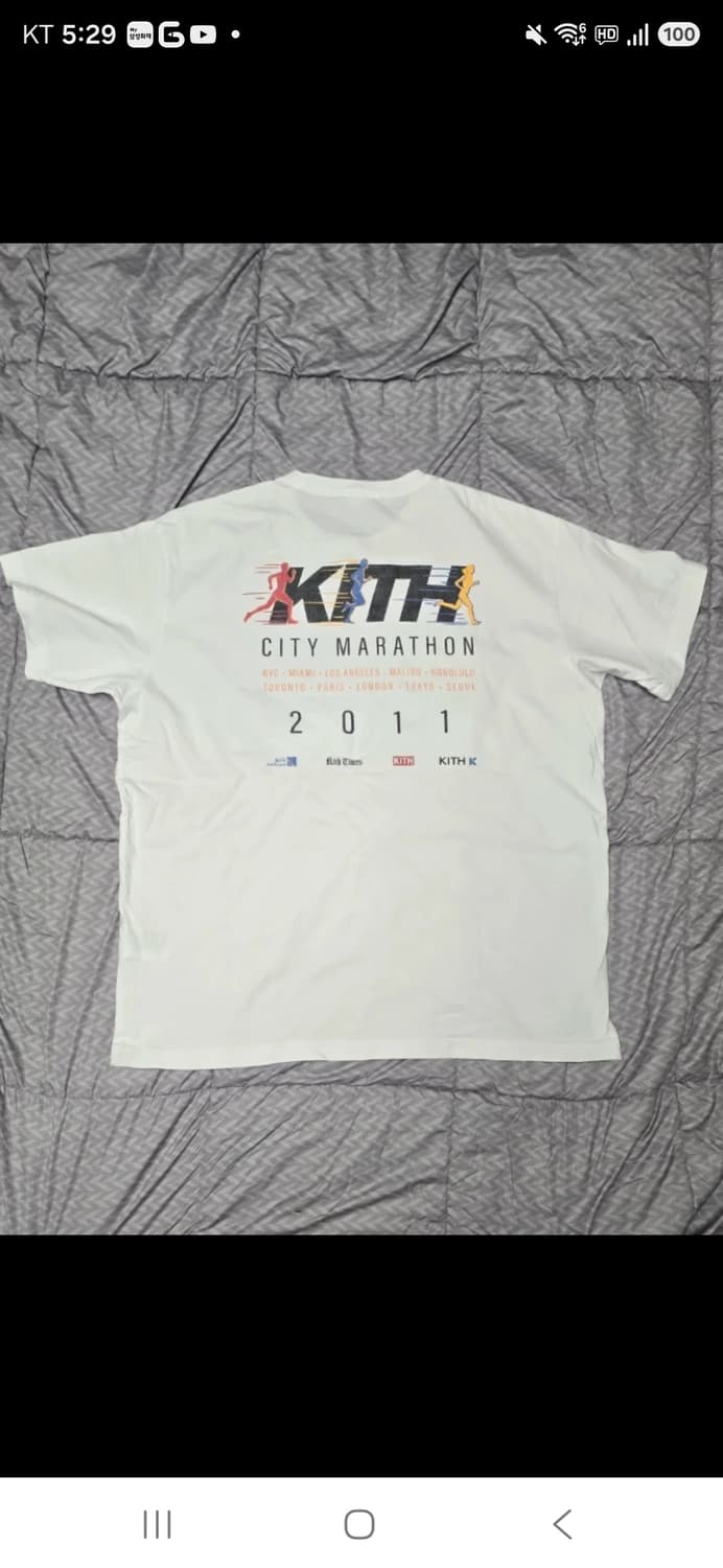 Kith City Marathon 티셔츠 상품이미지1