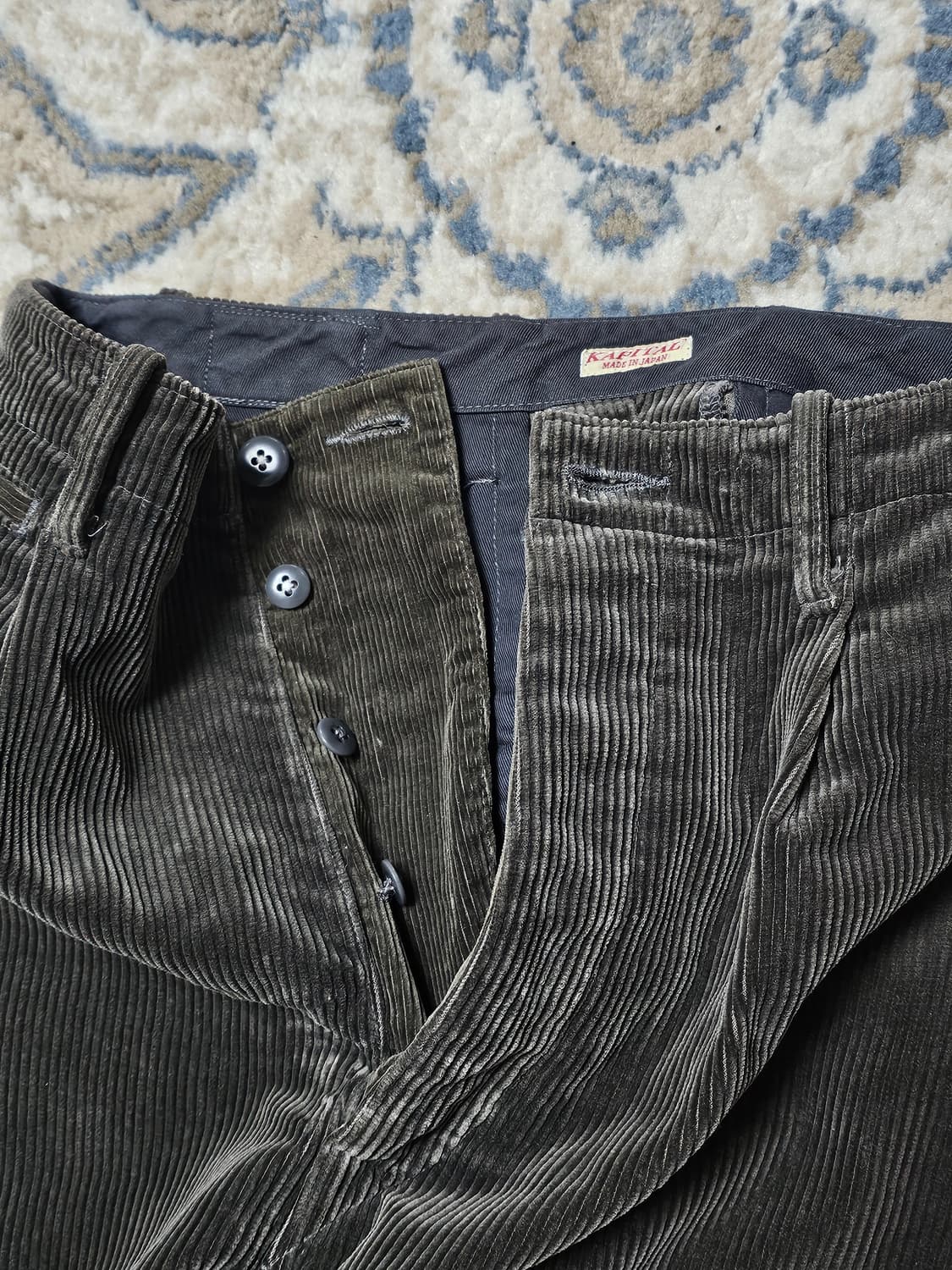 [3] kapital 캐피탈 7w 코듀로이 하이웨이스트 팬츠 상품이미지7