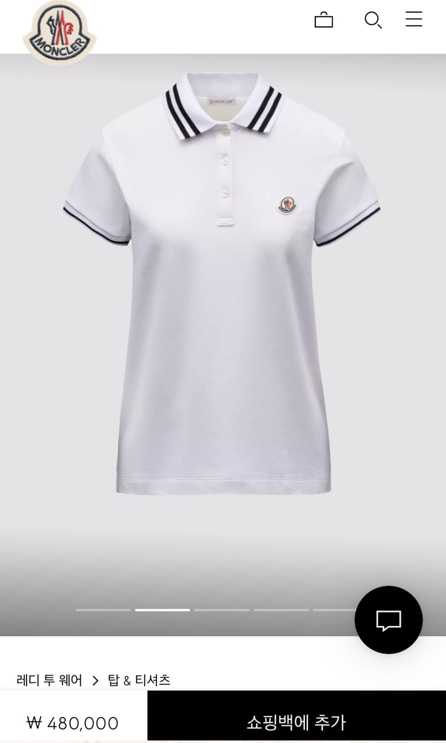 몽클레어 pk티 여성 상품이미지1