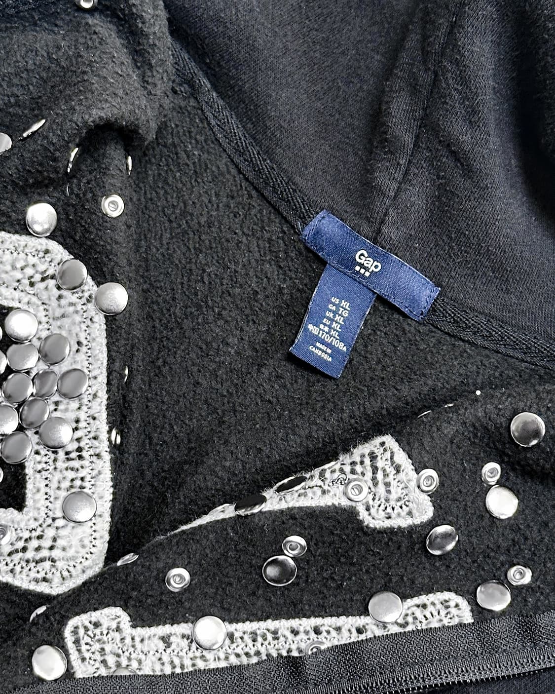 갭(GAP) 리벳 후드집업 상품이미지5