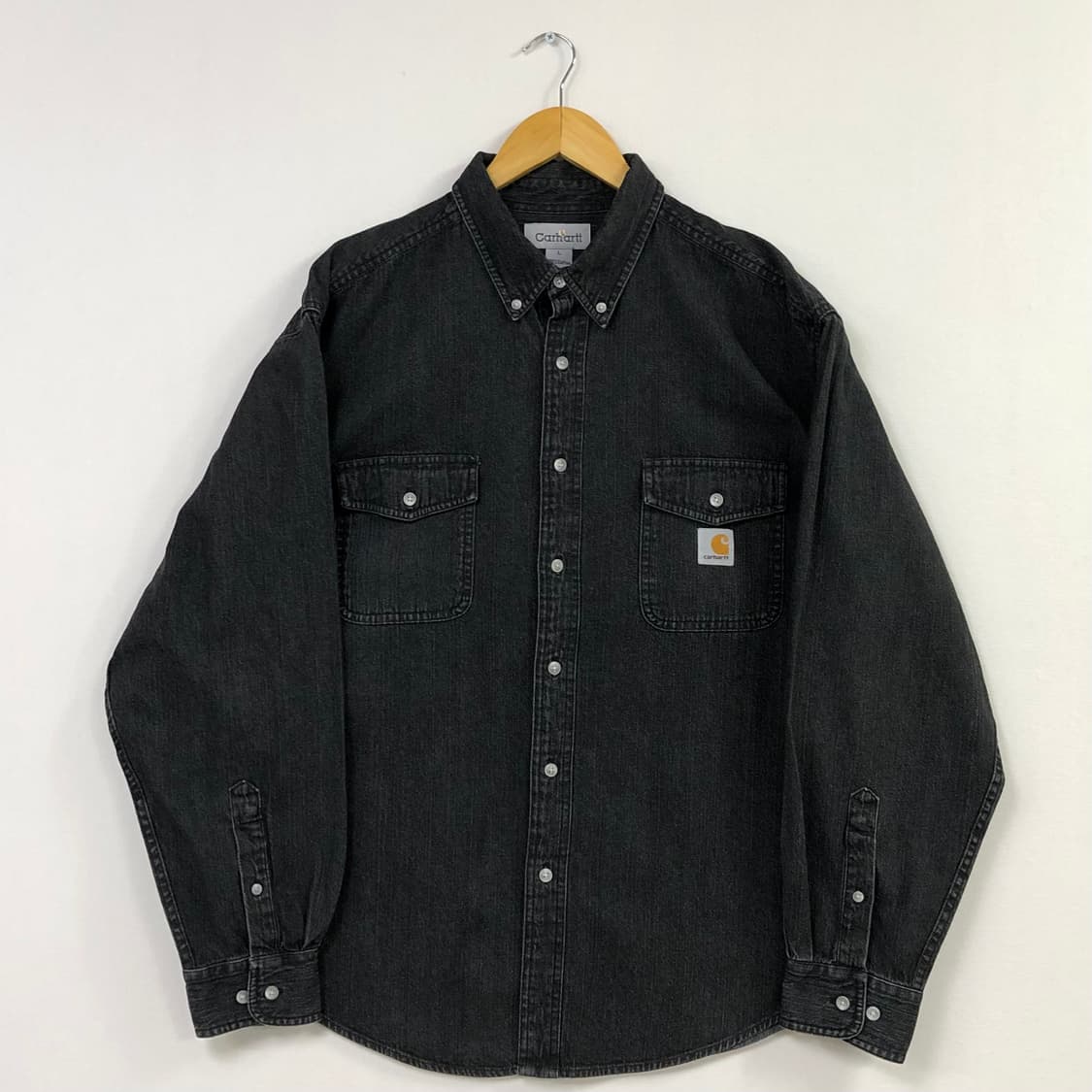 XL 칼하트 블랙 데님 셔츠 상품이미지2