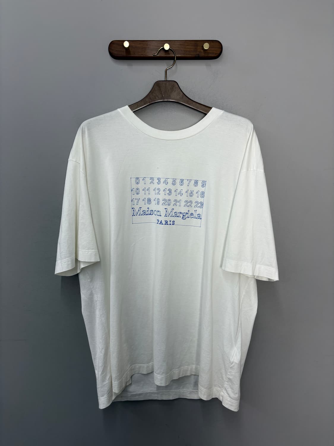 메종 마르지엘라 넘버링 화이트 반팔 A3787 상품이미지2