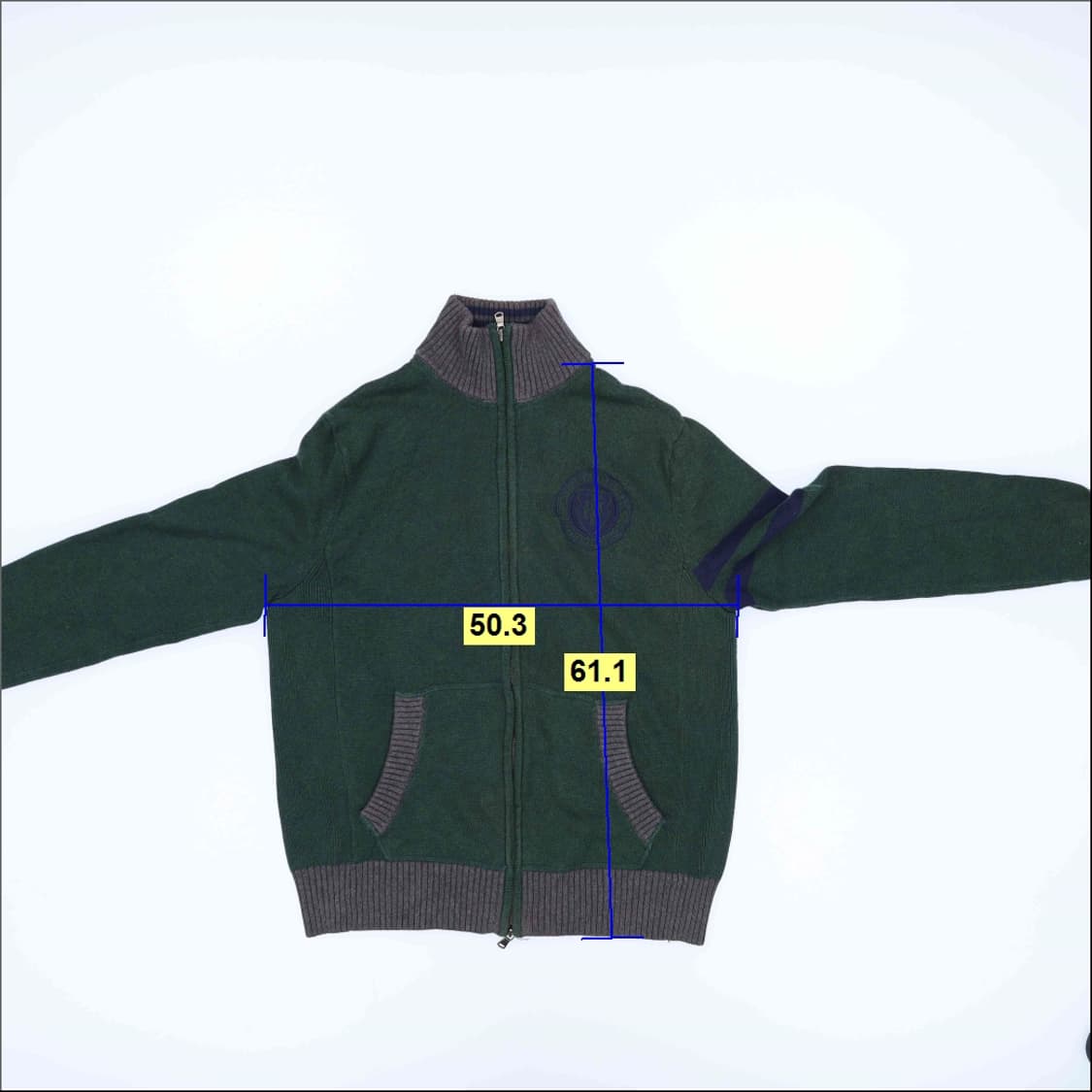 M 타미힐피거 니트 집업 가디건 0326J 상품이미지5