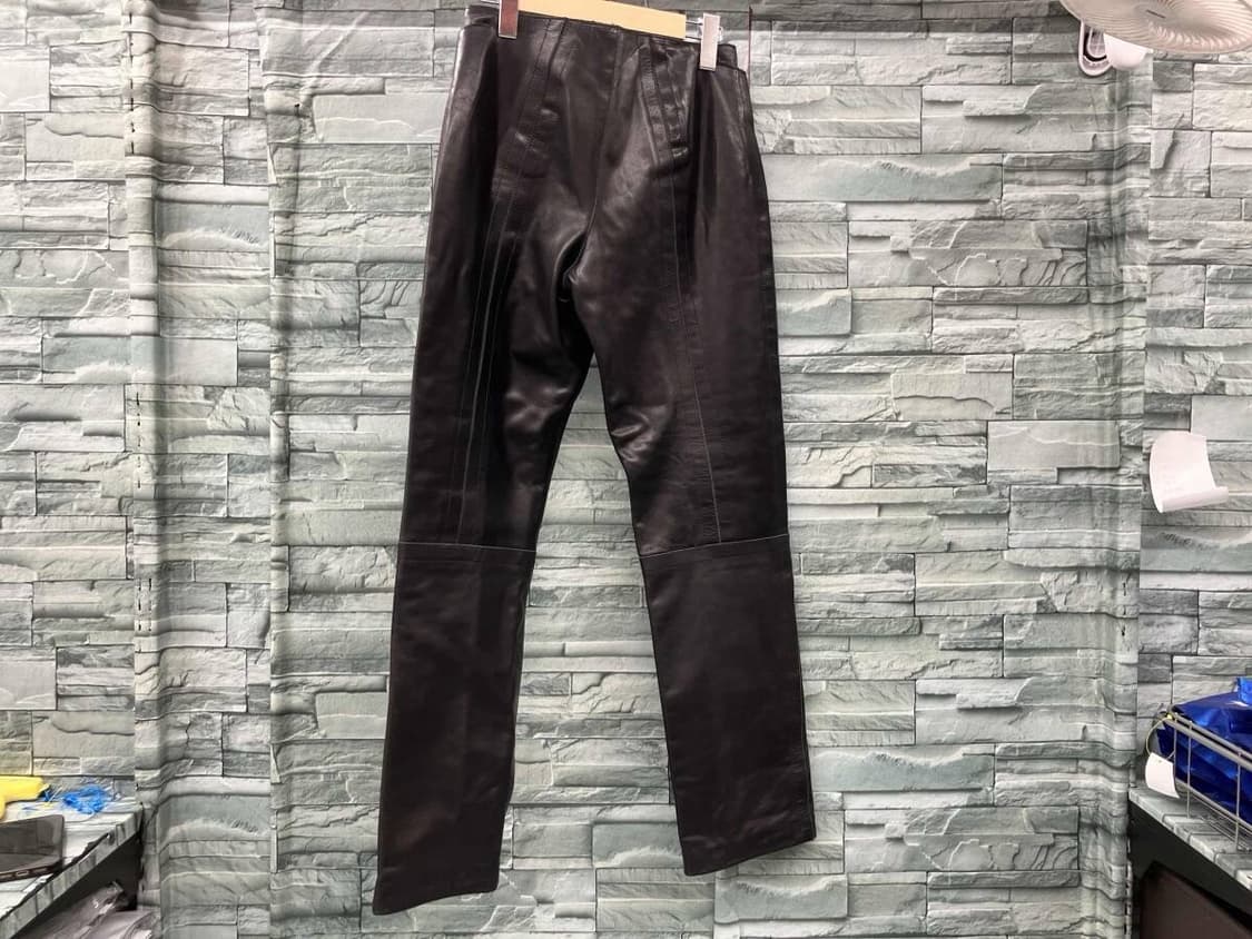 dirk bikkembergs 90’s 레더 트라우저 상품이미지6