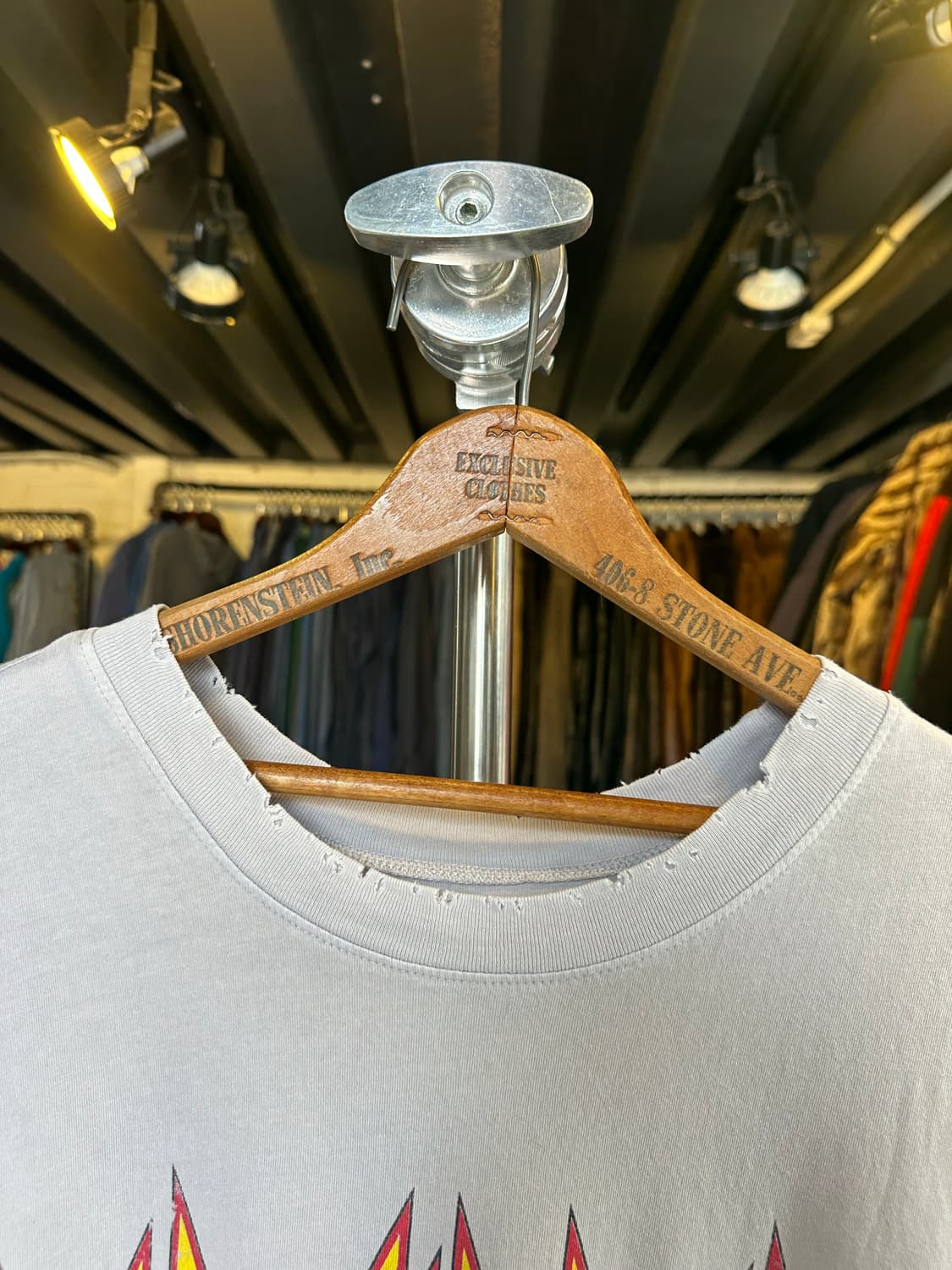 데프 레퍼드 락밴드 프린팅 나시 상품이미지3