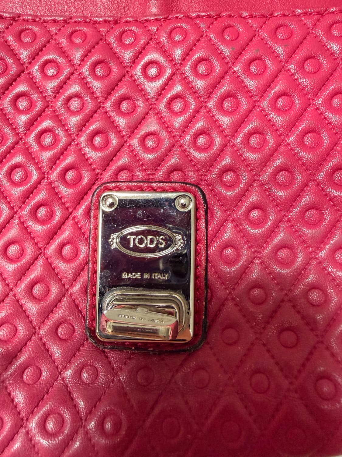 토즈 TODS 숄더백 핸드백 미니 핑크 상품이미지6