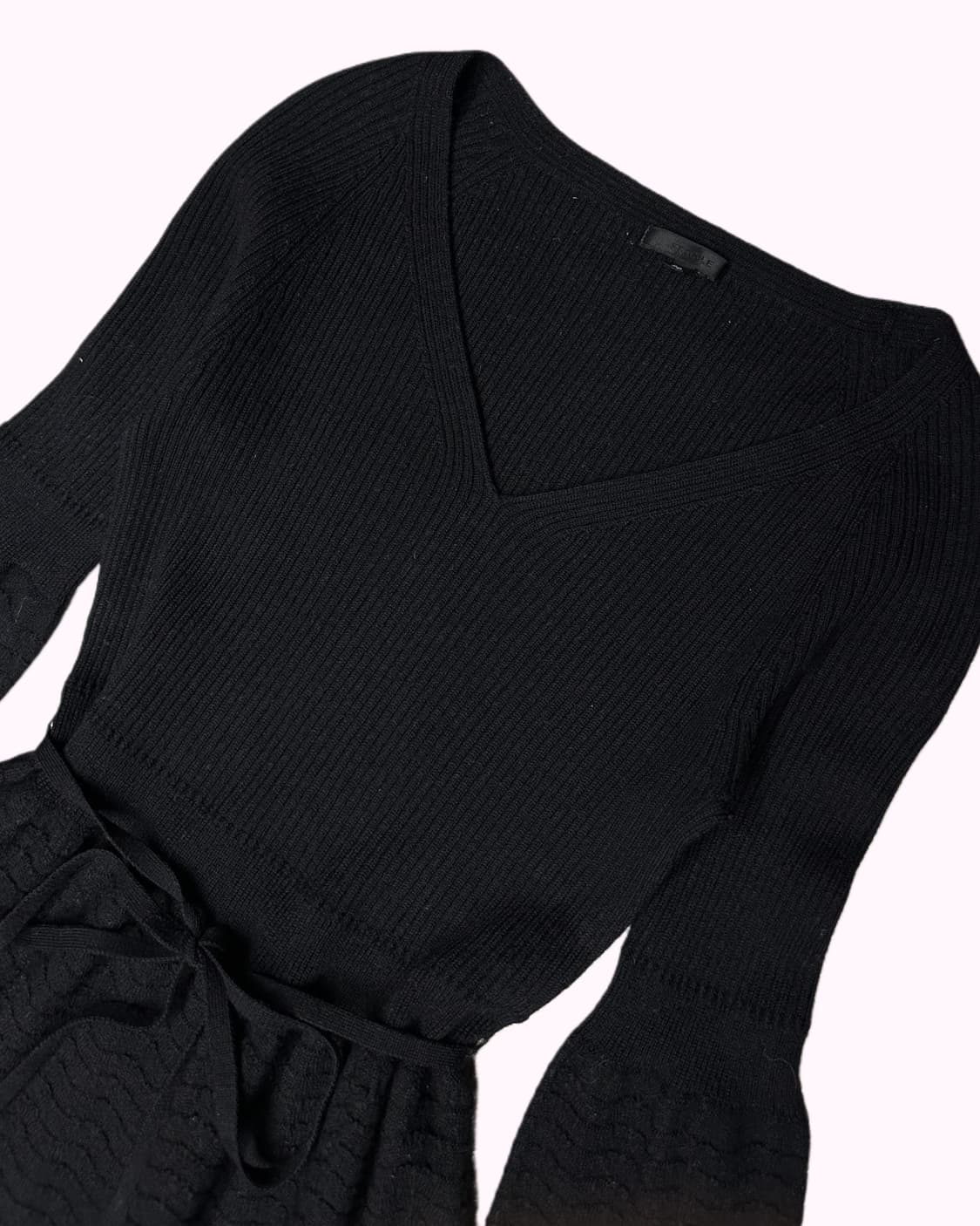 FRAGILE ribbed string knit dress 상품이미지2