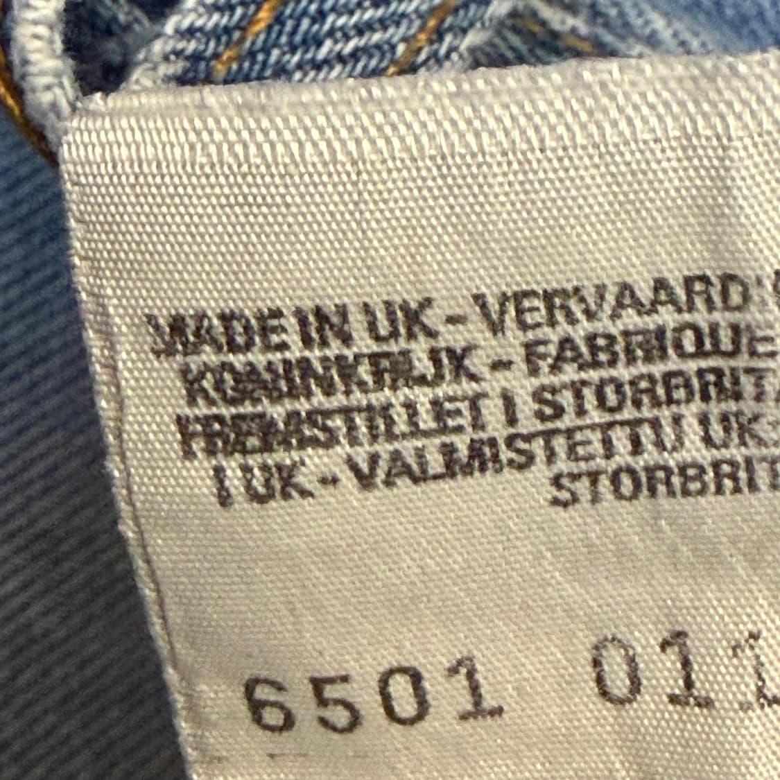 90s Made in UK 빈티지 리바이스 501 청바지 상품이미지6