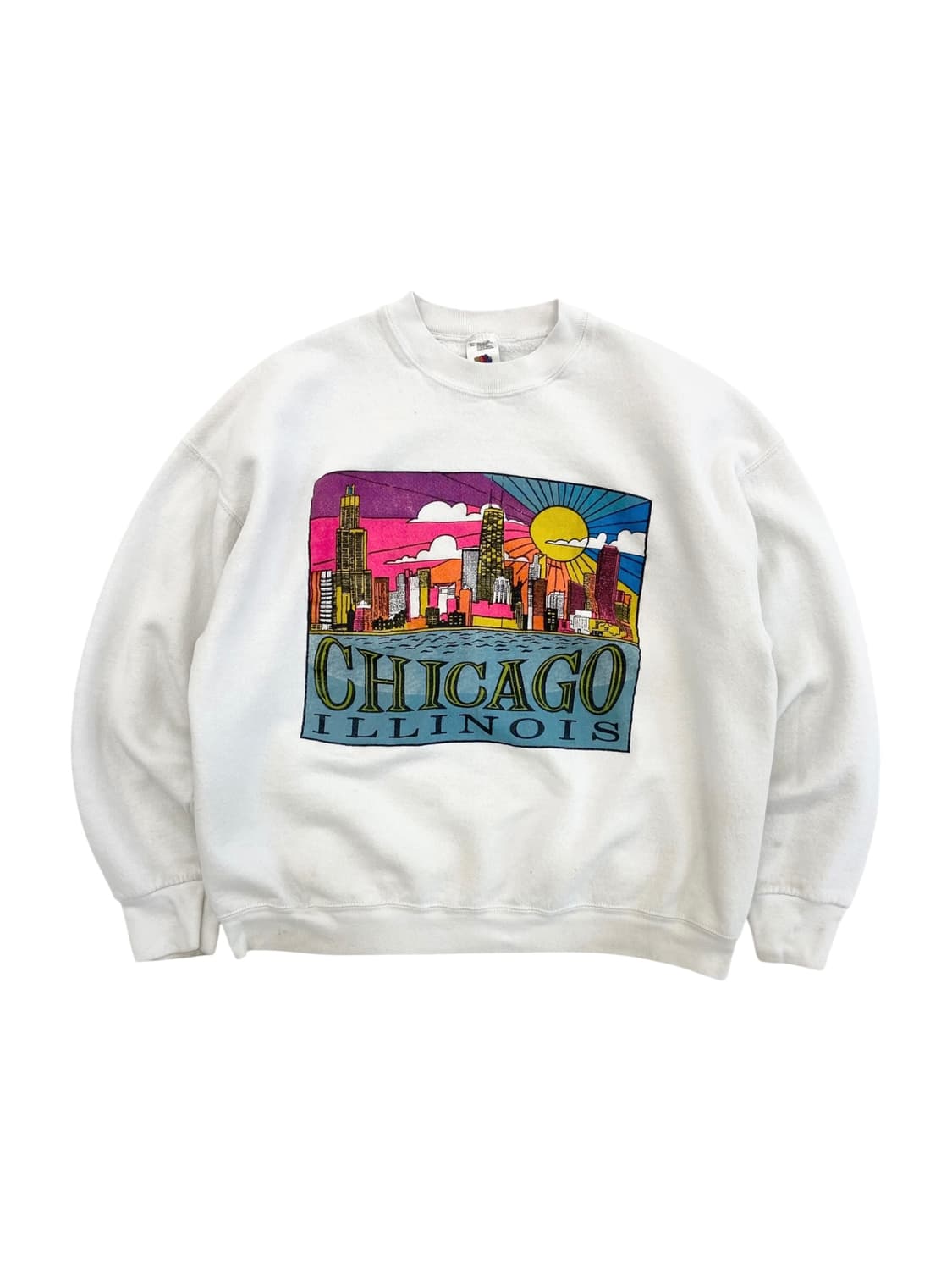 80's 프룻오브더룸 시카고 일리노이 스웻셔츠  상품이미지1