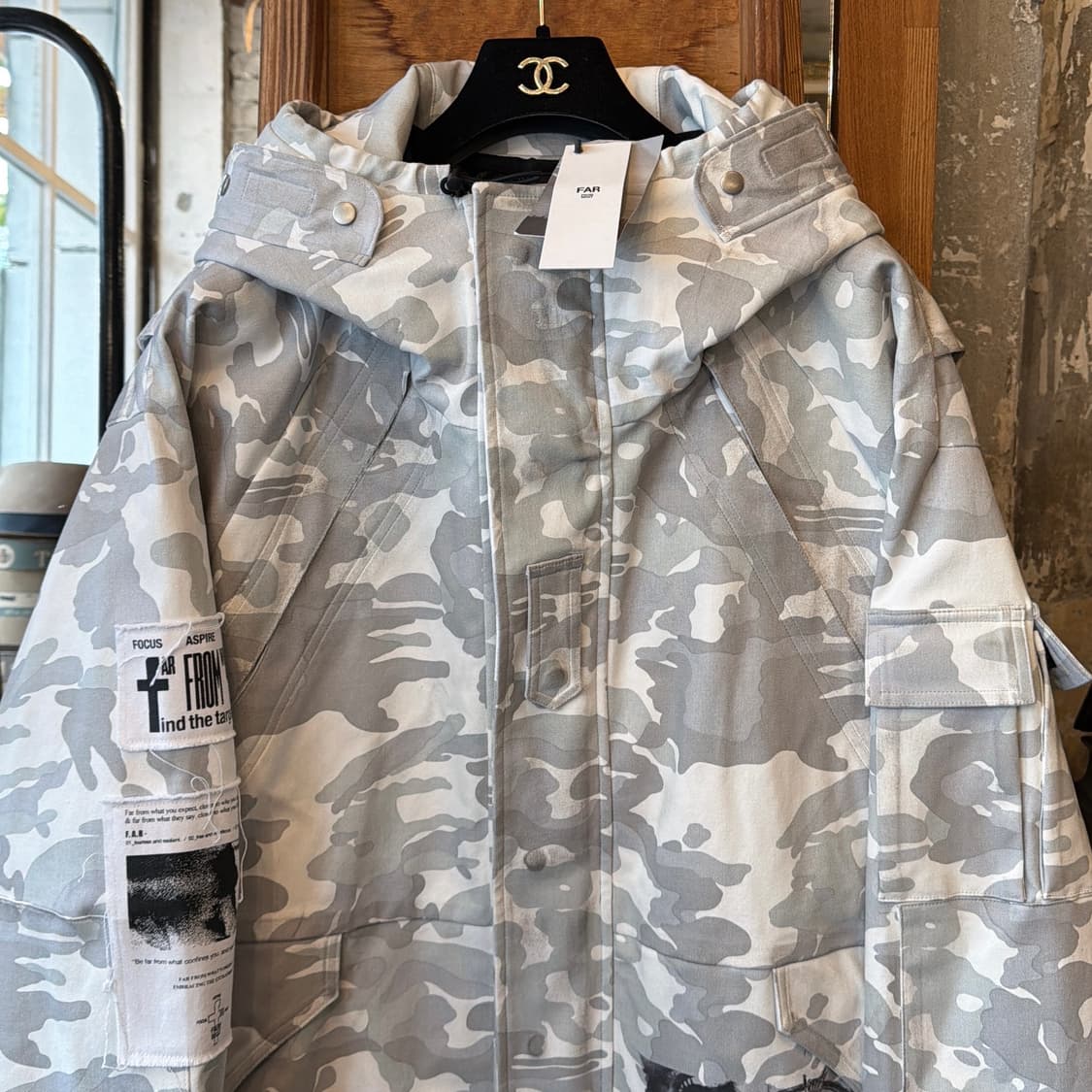 파프롬왓 24FW 아카이브 밀리터리 카모 자켓 상품이미지4