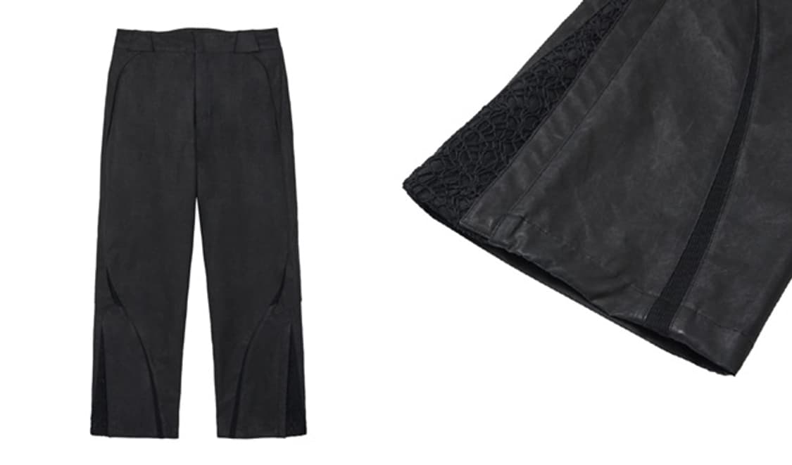 XLIM EP.3 01 Black Coating Trousers 상품이미지4