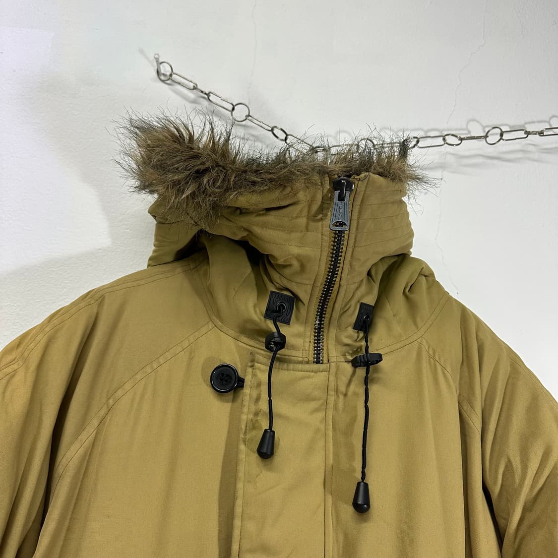 L 폴로 진스 베이지카키 N3B 야상 패딩 상품이미지3