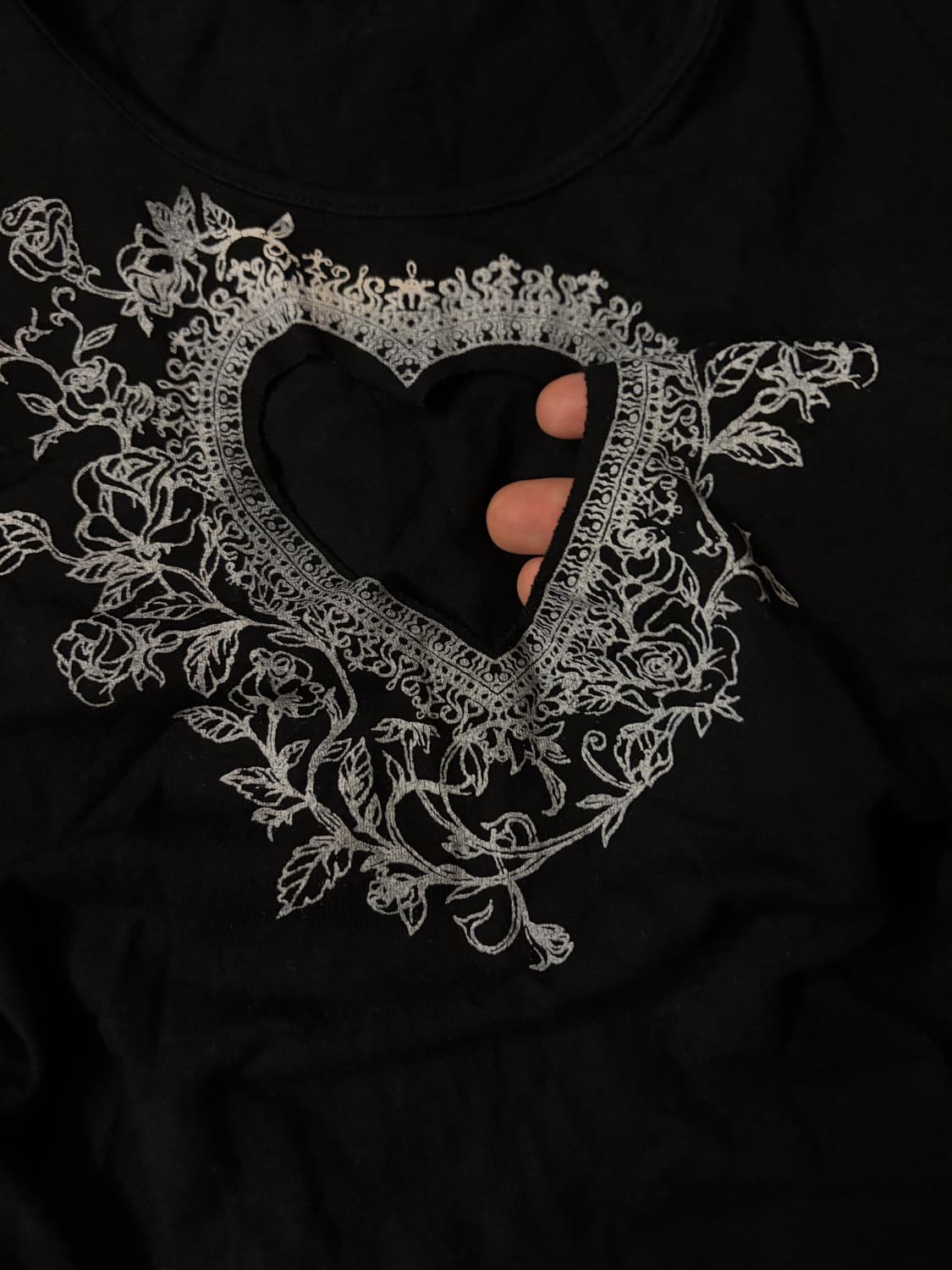 Y2k 하트모양 나시  상품이미지3