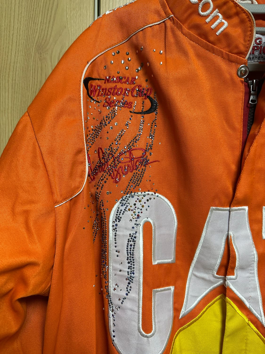 Vintage cat racing 큐빅 자켓 xl 상품이미지1