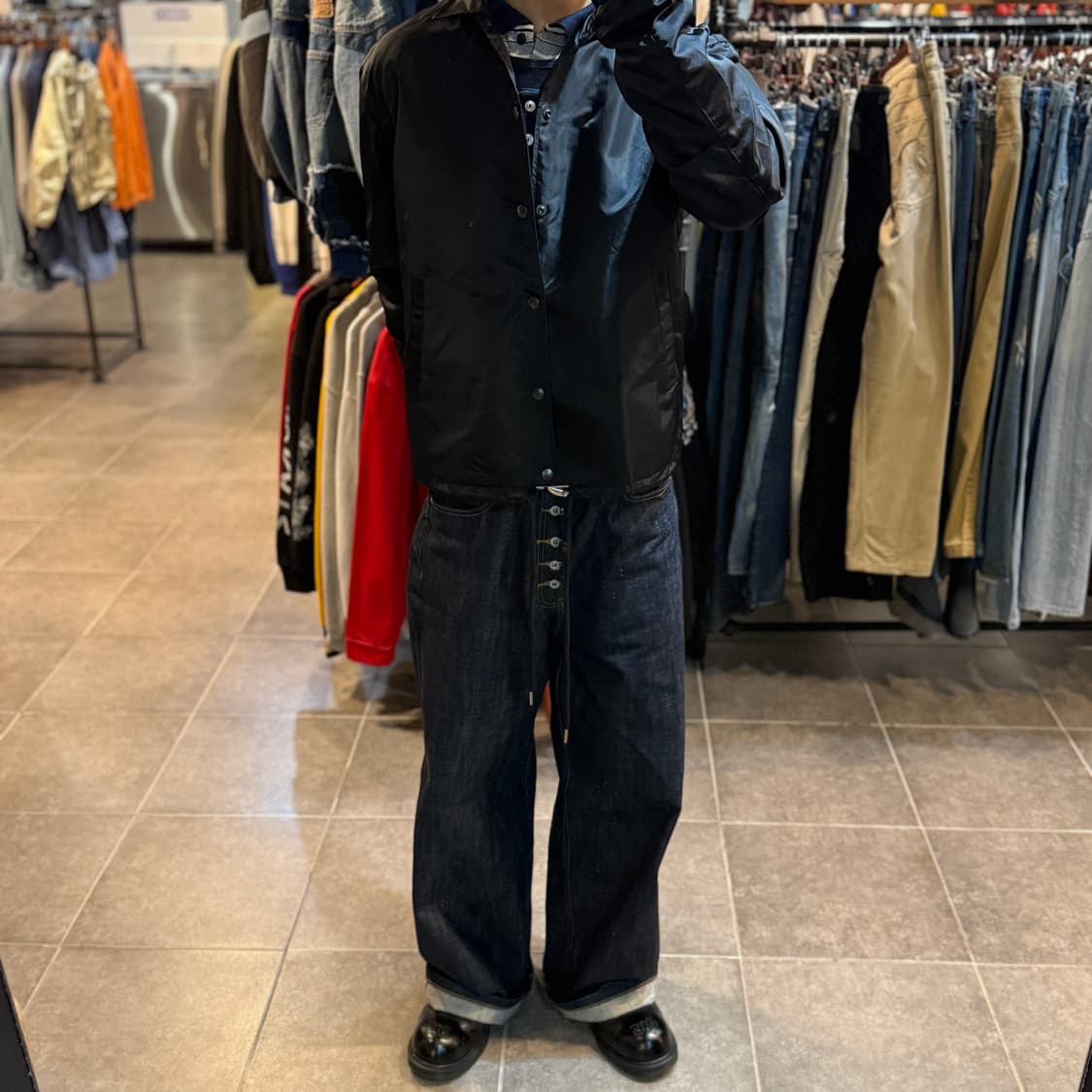 [NO.9] iise 이세 코치자켓 블랙 상품이미지2