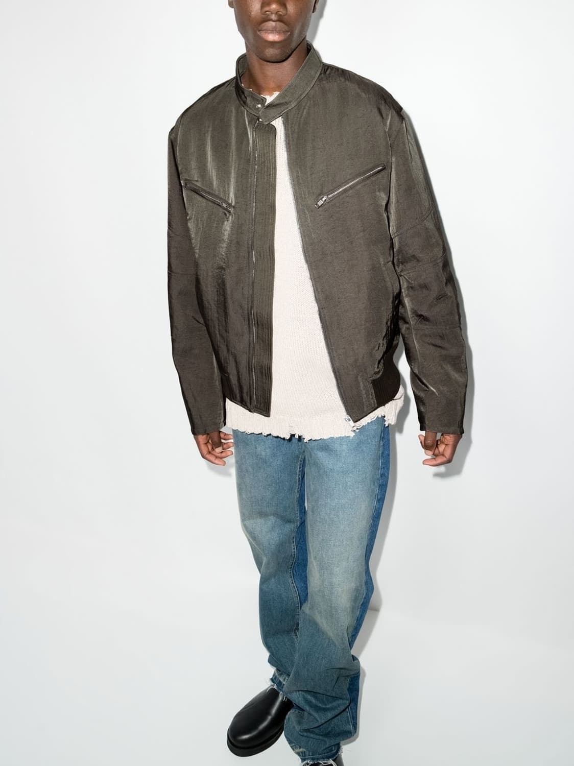 헬무트랭 모토 플라이트 지퍼 봄버 자켓 상품이미지4