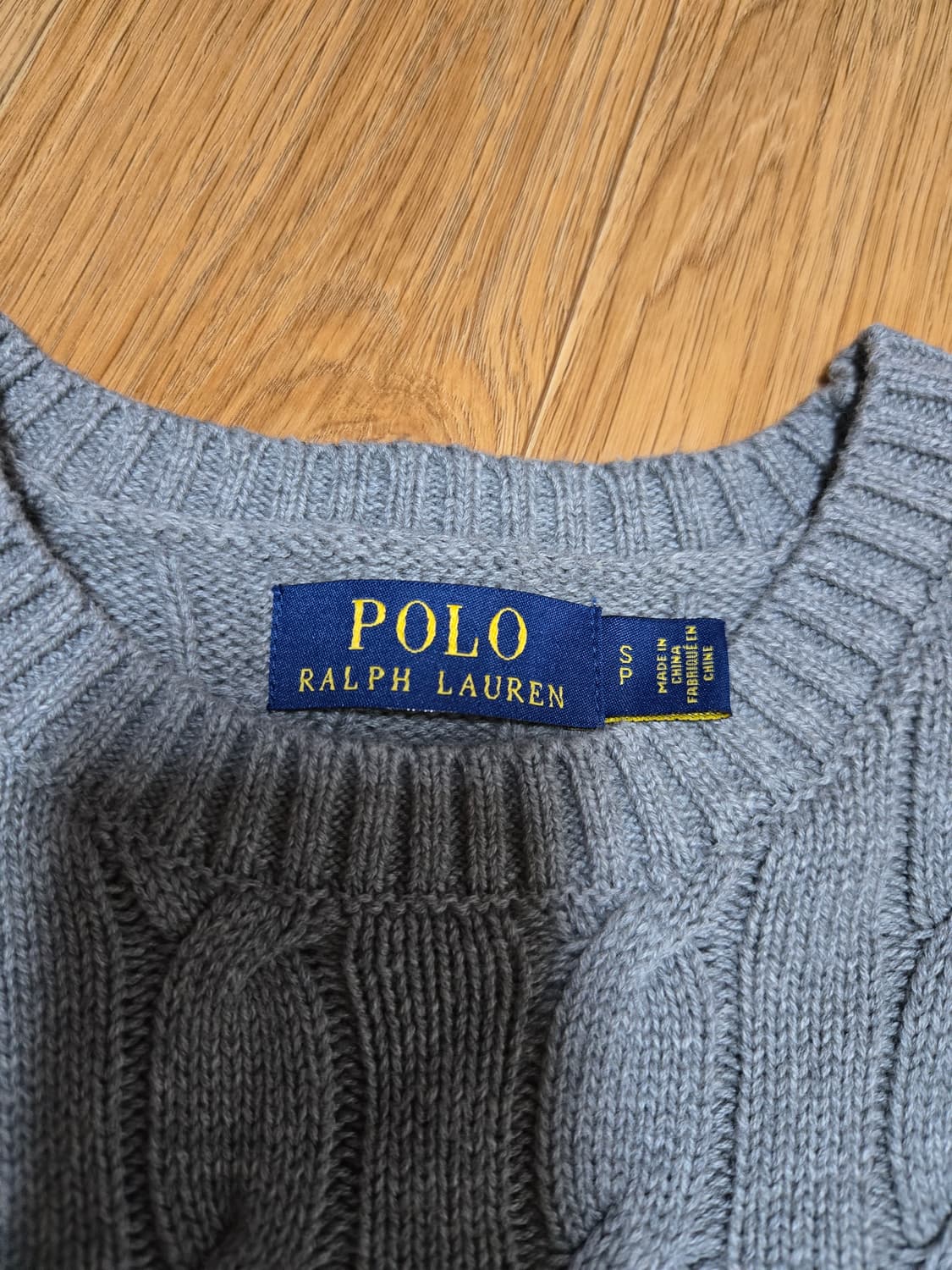 폴로 랄프로렌 정품 케이블 스웨터 꽈배기 니트 상품이미지7