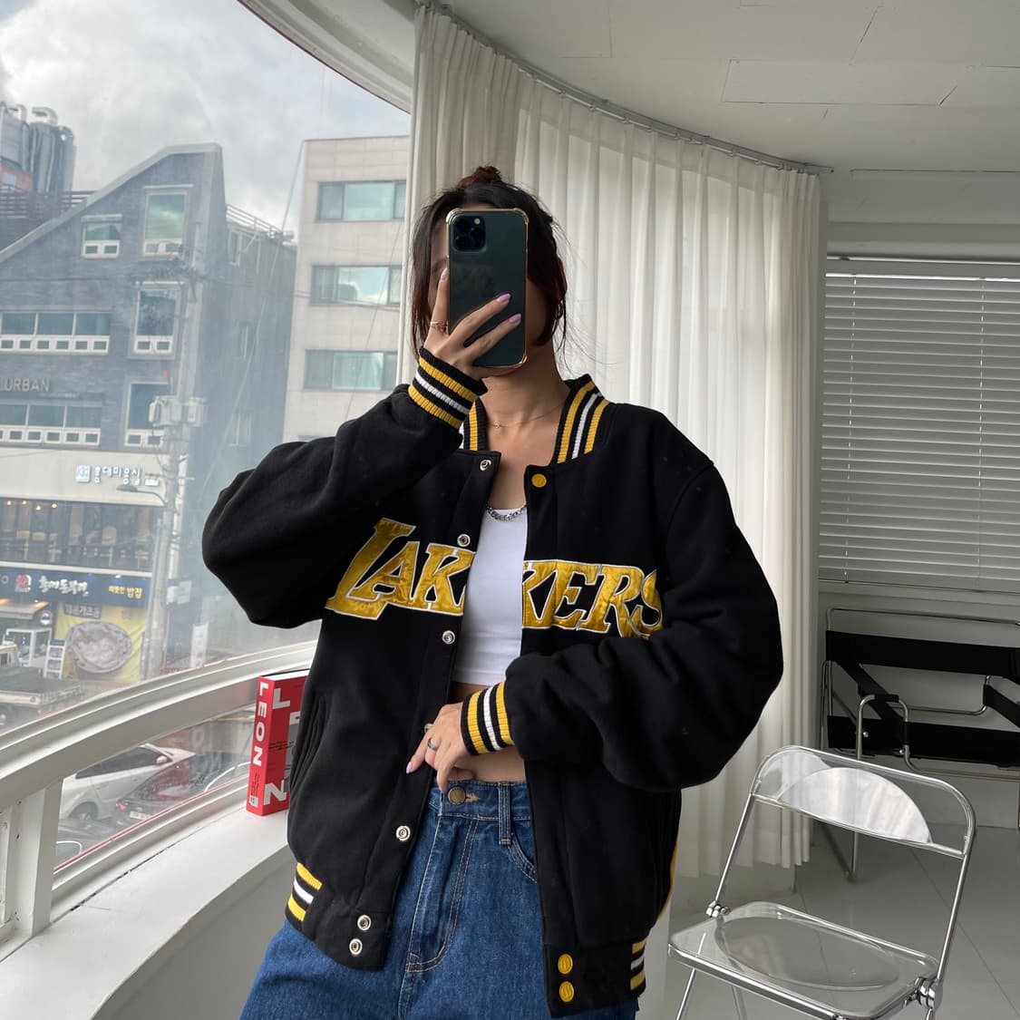 (M~L)90'S JH 제프헤밀턴 스타디움 양면 점퍼-M1566 상품이미지9