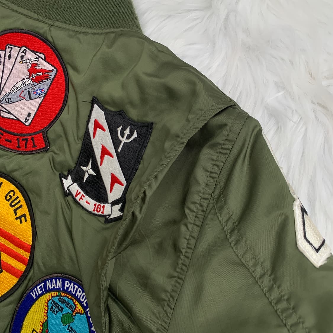 U.S. NAVY 비행대 G-8 WEP 플라이트 재킷 1764 상품이미지9