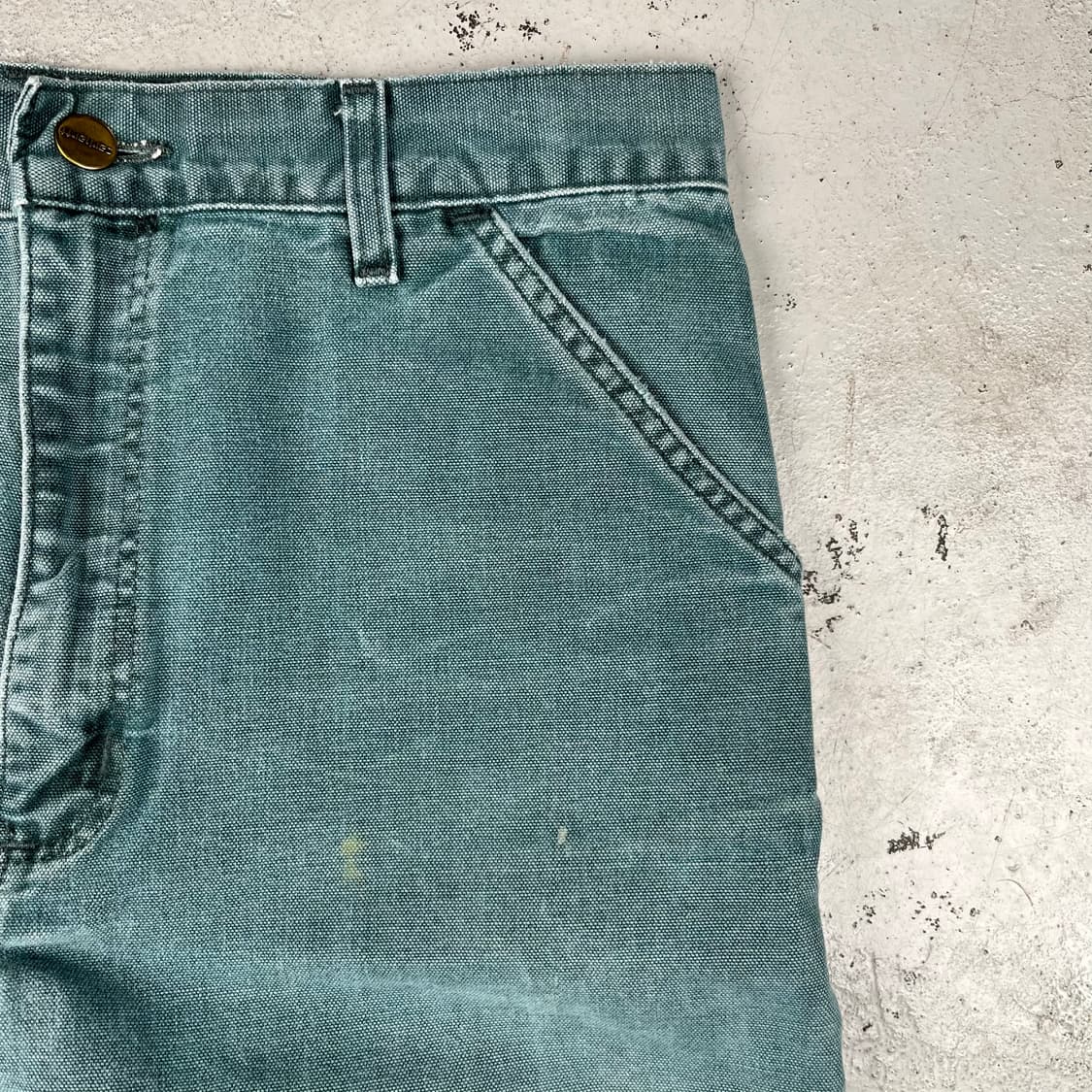 올드 칼하트 카펜터 팬츠 헌터그린 상품이미지5