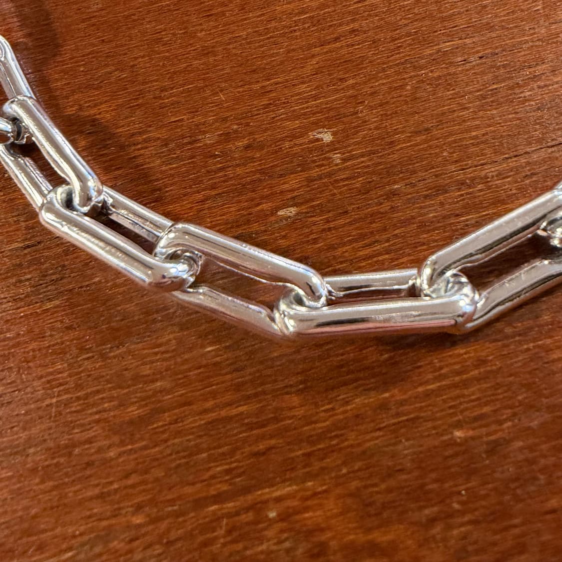 새상품 신주 실버코팅 체인 목걸이 상품이미지5