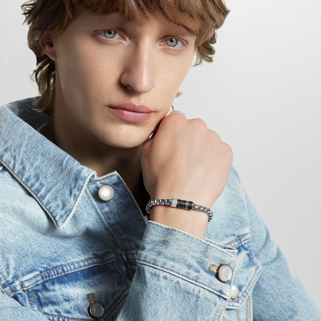 [S+급/M] 루이비통 모노그램 클로저 체인 팔찌 상품이미지8