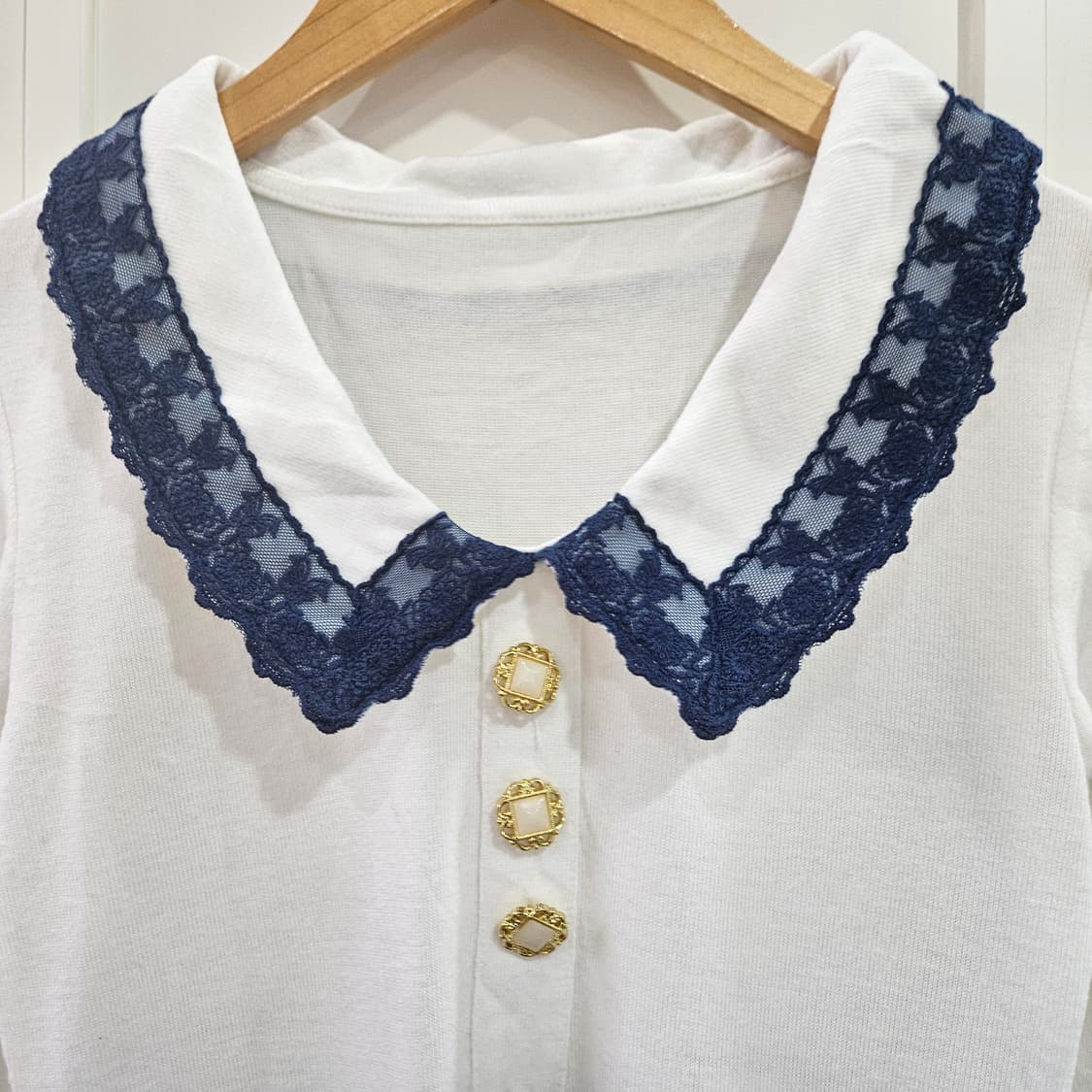 도트 긴팔 원피스 상품이미지3