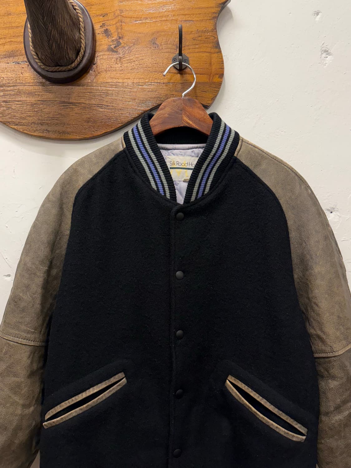 M) JAPAN Silk Road Homme  Leather Arm Va 상품이미지4