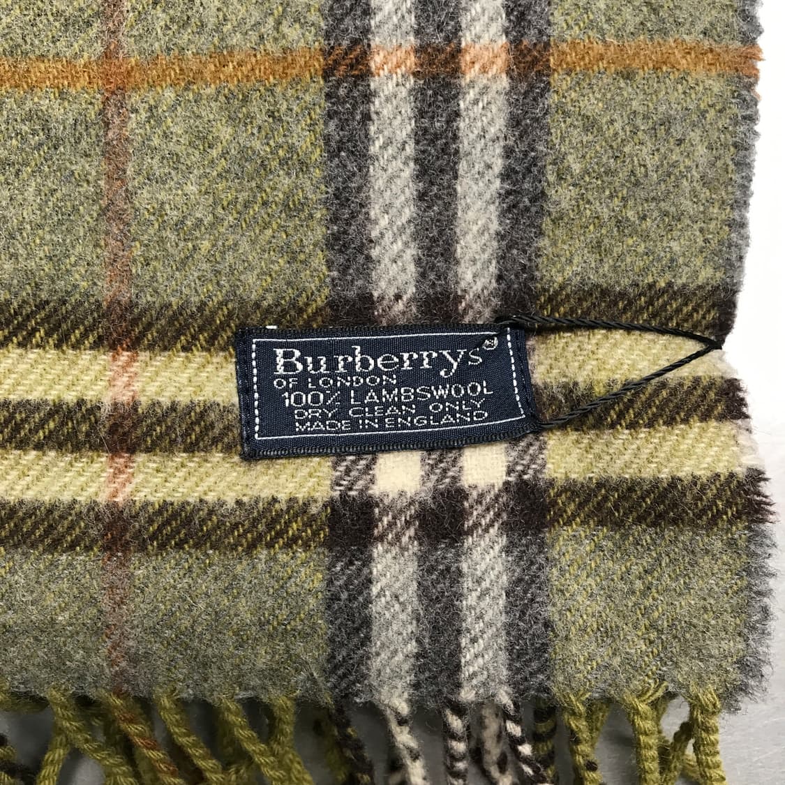 버버리 정품 램스울 머플러 카키 상품이미지4
