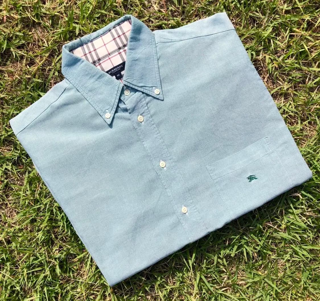 Burberry Solid Shirt (Teal) 상품이미지1