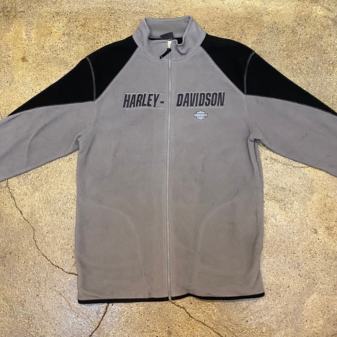 미국 빈티지 할리 데이비슨 플리스 집업 후리스 상품이미지3