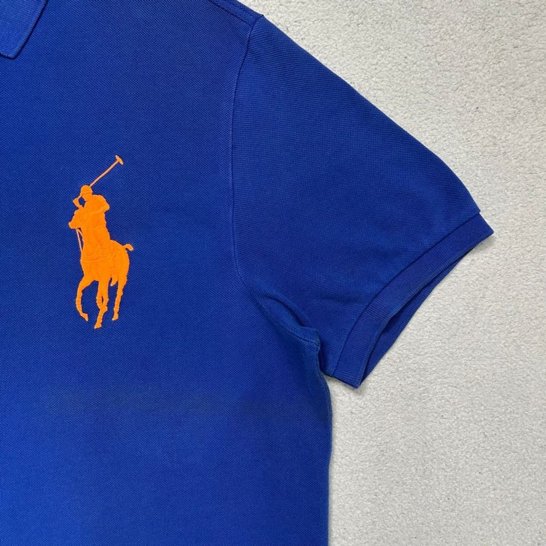 POLO RALPH LAUREN 빅포니 반팔 카라티 블루  XL 상품이미지3