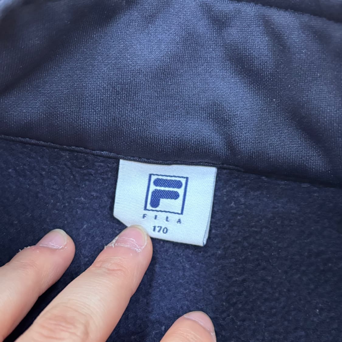 170 휠라 네이비 트랙탑 자켓  0427E 상품이미지3