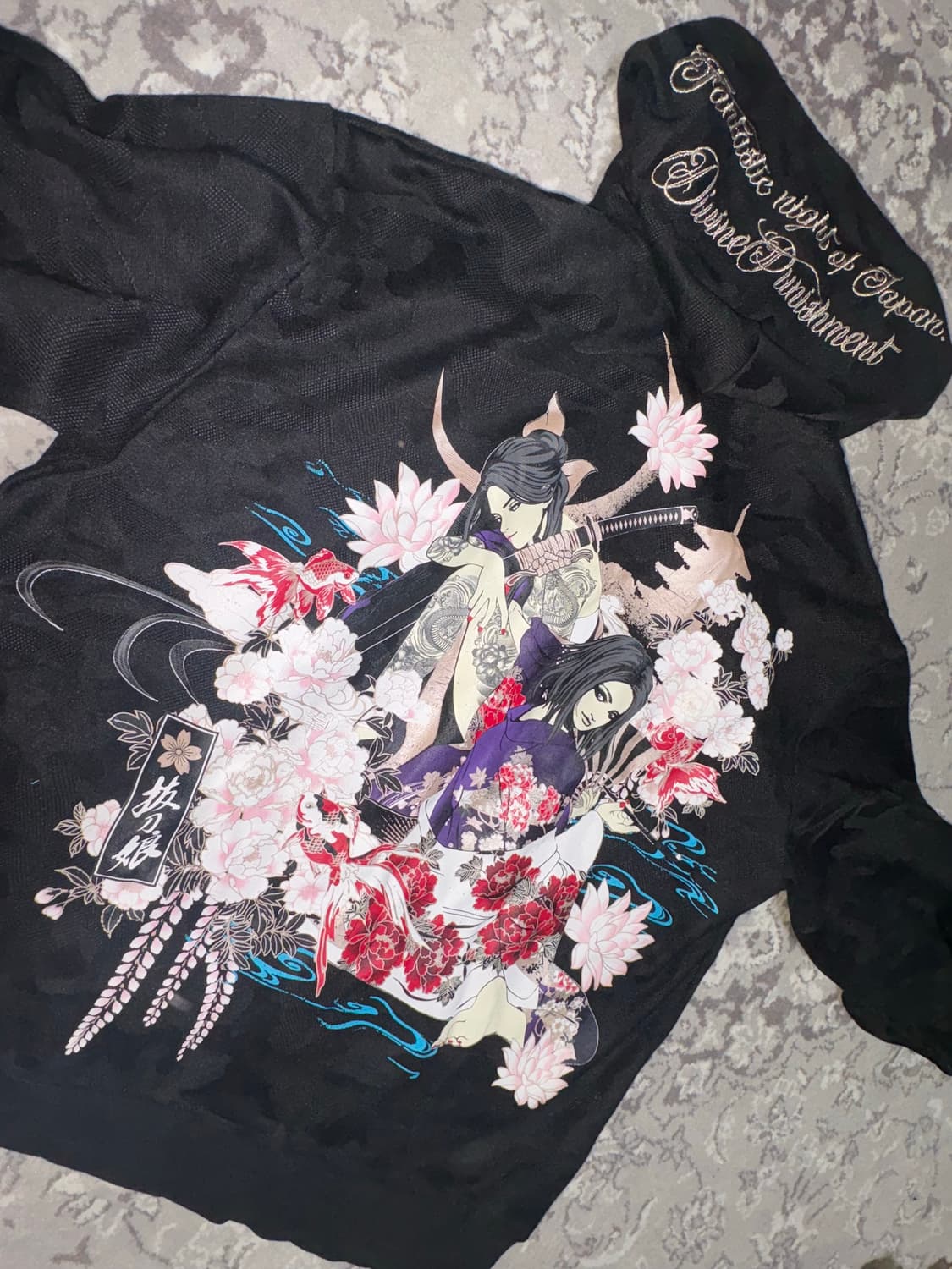 일본 재패니즈 자수 후드집업 상품이미지4