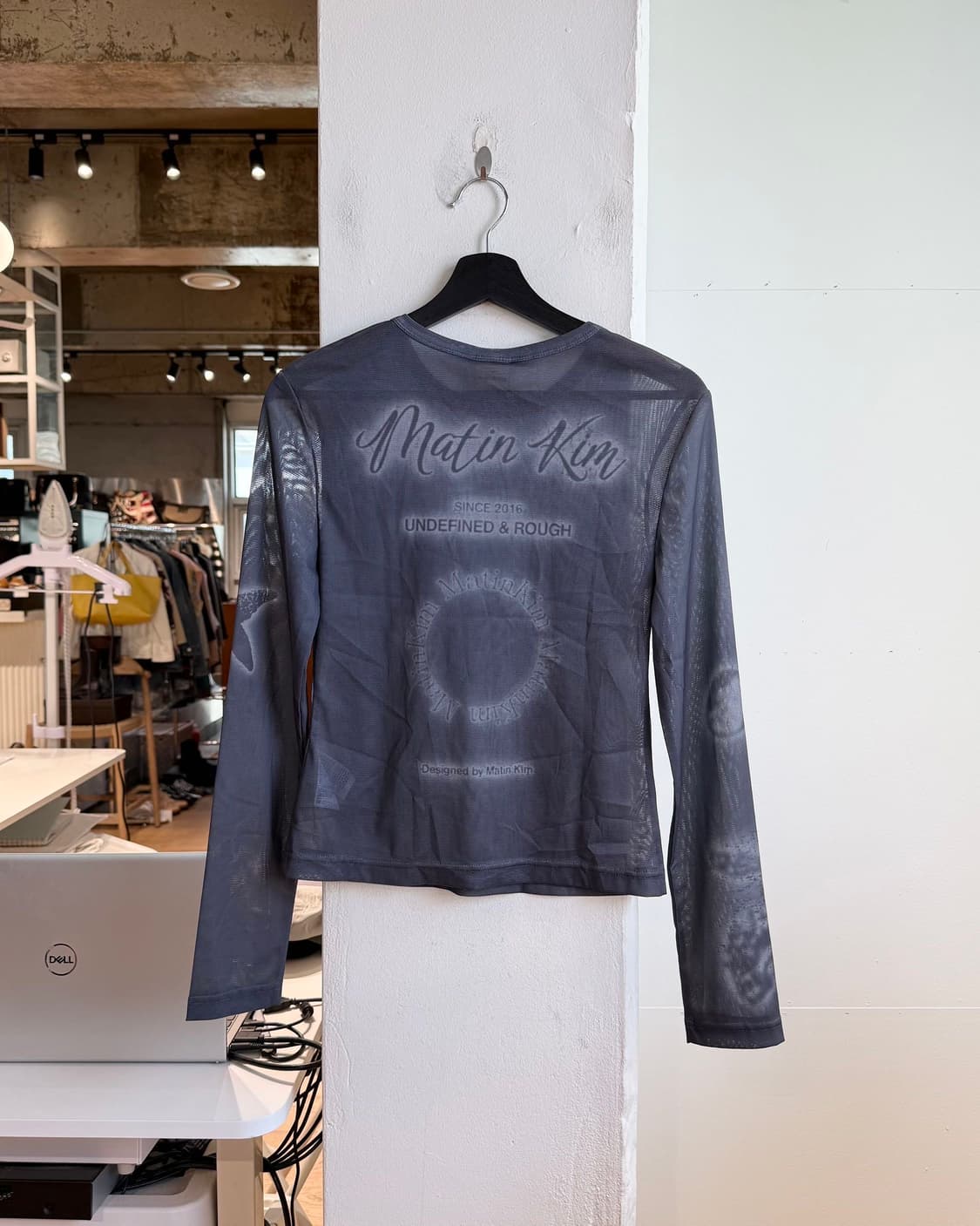 마땡킴 차콜 스타피쉬 메쉬 롱슬리브 상품이미지5