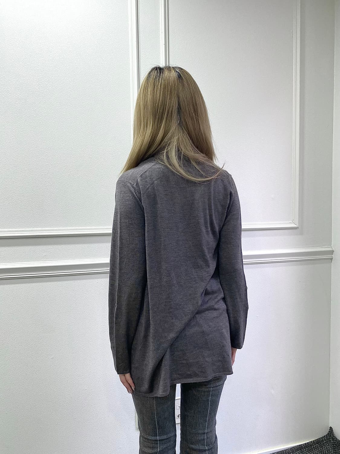 [Comme ca ism]Y2K Grey Cardigan 상품이미지7