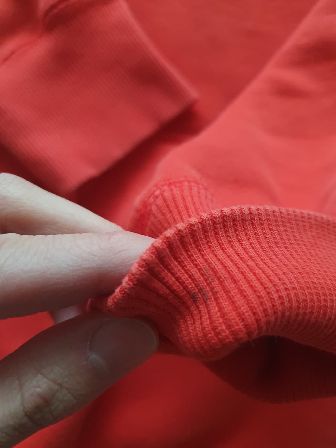 나이키 레드 기모 후드티 L 상품이미지6