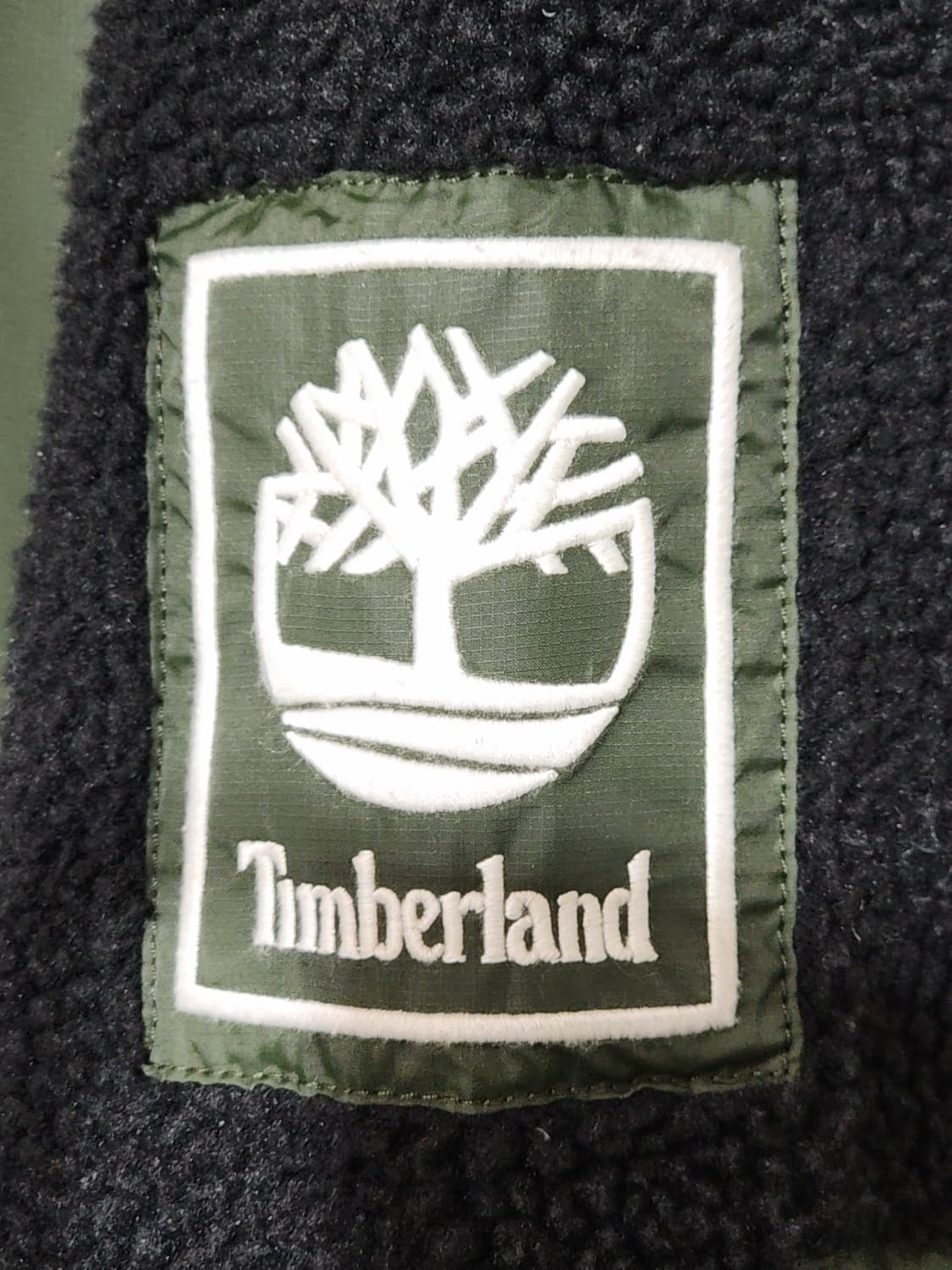 (M) 팀버랜드 플리스 점퍼 블랙 뽀글이 후리스 자켓  상품이미지5