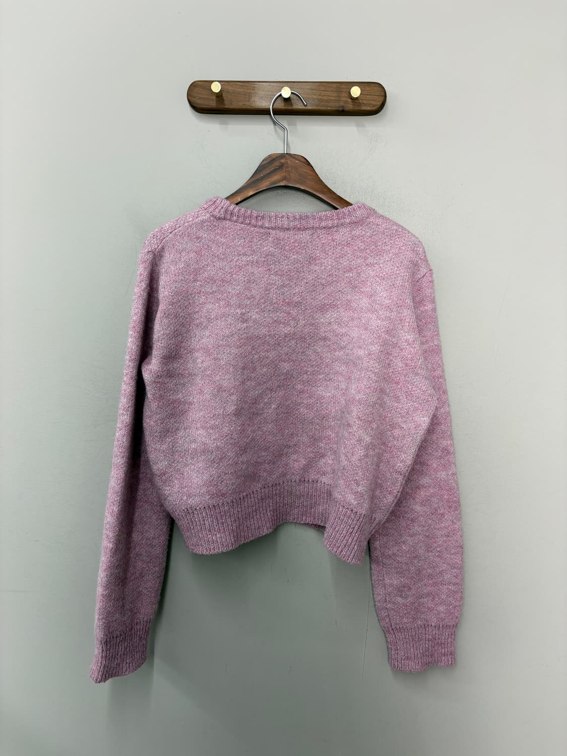 마르디메크르디 모헤어 블렌디드 니트 풀오버 라벤더A3688  상품이미지4