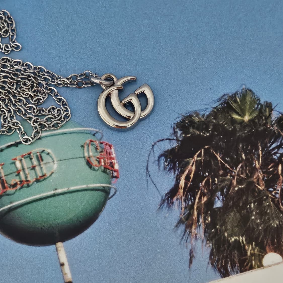 구찌 빈티지 정품 업사이클링 목걸이 남자목걸이 써지컬 상품이미지3