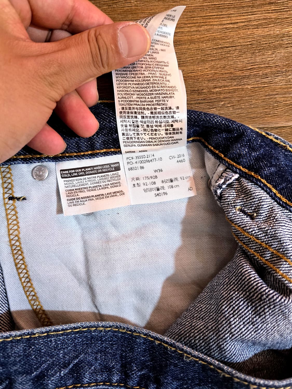 리바이스 550 데님 쇼츠 (Levis Denim Short) 상품이미지6